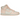 Nike Dunk High Sail Crimson Tint sneakers set fra siden med beige læderoverdel, crimson-tonede detaljer og klassisk hvid mellemsål