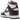 Nike Dunk High Burgundy Crush sneakers i en elegant sideprofil, der fremhæver den mørkerøde læderoverdel og den matchende gummisål.