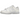 Nike Dunk Low Next Nature Sail sneakers i sideprofil med en hvid læderbase, lysebrune overlays, flade snørebånd og hvid mellemsål