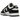 Nike Dunk Low Next Nature Black White sneakers i sideprofil med klassisk tofarvet læderdesign, hvid mellemsål og sort gummisål