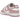 Nike Dunk Low Next Nature Elemental Pink sneakers i sideprofil med lyserøde læderpaneler, hvid base og hvid gummisål