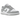 Nike Dunk Low Next Nature Light Smoke Grey sneakers set fra siden med grå overlays, hvid base, flade snørebånd og hvid mellemsål.