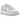 Nike Dunk Low Next Nature Blue Tint sneakers i en skrå vinkel, der viser det lyseblå og hvide læderdesign med matchende snørebånd og gummisål