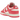 Nike Dunk Low Next Nature Aster Pink sneakers i en flot vinklet profilvisning med lyserøde læderdetaljer, hvid base og gummi-ydersål.