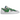 Nike Blazer Low sacai Medium Grey Classic Green sneakers i vinklet visning med grå læderoverdel, grønne detaljer og markante lag-på-lag-såler