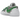 Nike Blazer Low sacai Medium Grey Classic Green sneakers i sideprofil med dobbelt grå swoosh, lagdelte detaljer og hvid sål