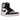 Air Jordan 1 Retro High OG Atmosphere sneakers i profil med rosa og hvidt læderdesign, klassisk snørelukning og hvid mellemsål