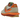 Nike LD Waffle sacai CLOT Kiss of Death Net Orange Blaze sneakers, set fra siden med gennemsigtig mesh, beige overdel og detaljer i orange.