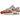 Nike Air Max 1 Patta Waves Monarch sneakers i sideprofil med bølget orange mudguard, hvid mesh og Nike swoosh