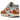 Nike Air Max 1 Patta Waves Monarch sneakers set fra siden med karakteristisk bølget mudguard i orange ruskind og hvid mesh base.