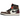 Air Jordan 1 Retro High OG Hand Crafted sneakers i sideprofil med flerfarvede læderpaneler, reflekterende detaljer og brune snørebånd