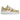 Nike Air Force 1 Low Pixel Sail Coconut Milk sneakers set fra siden med beige læderoverdel, udskåret Swoosh-logo og en markant, kantet hvid gummisål.