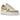 Nike Air Force 1 Low Pixel Sail Coconut Milk sneakers i sideprofil med cremefarvet læderoverdel, udskåret Swoosh og forstærket, pixeleret sål