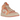 Air Jordan 1 Mid Apricot Orange sneakers i en klassisk sideprofil med pastelfarvede nuancer, hvide læderdetaljer og det ikoniske Jumpman-logo.