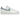 Nike Air Force 1 White Worn Blue Paisley sneakers i sideprofil med klassisk hvid overdel, blå paisley-swoosh og hvid gummisål
