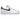 Nike Air Force 1 Low '07 Essential White Black Paisley sneakers i profil med hvid læderoverdel og det karakteristiske sorte paisley-mønster på swoosh