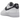 Nike Air Force 1 Low '07 Essential White Black Paisley sneakers set fra siden med hvidt læder og sort paisley-mønster på swoosh-logoet