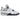 Air Jordan 4 Midnight Navy sneakers i sideprofil med hvid læderoverdel, navy detaljer, grå mellemsål og synlig Air-enhed i hælen