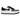 Air Jordan 1 Elevate Low Panda sneakers sideprofil med sort og hvidt læderdesign, platformssål og det ikoniske hvide Swoosh logo på siden