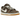 Nike SB Dunk Low Pro Paisley Brown sneakers set fra siden med brunt paisley-mønster, beige swoosh og hvid mellemsål i et klassisk skater-design