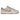 Nike Dunk Low Fossil Rose sneakers i profil med overdel i gråt ruskind og lyserødt swoosh-logo samt en hvid sål