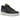 Nike Air Force 1 Low Carabiner Dark Smoke Grey sneakers set fra siden med mørkegrå overdel, sort swoosh og unikt karabinhage-detalje ved snørebåndet