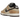 Nike Dunk Low Retro PRM Animal Pack Giraffe sneakers i en vinklet profilvisning med brunt girafmønstret læder og en hvid sål
