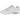 Nike Air Max 90 Triple White sneakers set fra siden med hvid overdel i læder og mesh, matchende hvid sål og synlig Air-enhed i hælen