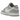 Nike Dunk Low Two Toned Grey sneakers set fra siden med to-tonet grå læderoverdel, matchende grå swoosh og hvid mellemsål