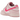 Nike Dunk Low Triple Pink sneakers i sideprofil med lyserød læderoverdel, matchende snørebånd og hvid mellemsål med pink ydersål