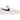 Nike Blazer Low Platform White Black sneakers i sideprofil med hvid læderoverdel, sort Nike Swoosh og den karakteristiske tykke platform-ydersål.