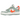 Nike Dunk Low Disrupt Sea Glass Hyper Crimson sneakers set fra siden med lysegrøn overdel, chunky sål og markante røde detaljer