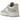 Nike Dunk Low Disrupt Summit White Ghost sneakers i vinklet profil med hvid læderoverdel, dæmpet blå detaljer og den karakteristiske platformssål