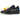 Air Jordan 2 Retro Low SP Off-White Black Blue sneakers i en vinklet profilvisning med sort læderoverdel, blå snørebånd og synlige detaljer
