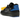 Air Jordan 2 Retro Low SP Off-White Black Blue sneakers i en vinklet visning med sort læderoverdel, blå snørebånd og karakteristiske detaljer