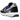 Nike LD Waffle sacai Undercover Night Maroon Team Royal sneakers set fra siden med bordeaux overdel, kontrasterende blå detaljer og dobbelt tunge.