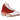 Air Jordan 13 Retro Dune Red sneakers set fra siden med rød overdel, hvide detaljer, klassisk hologram-logo og nubuck-detaljer