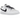 Nike Dunk Low Reverse Panda sneakers set fra siden med hvid læderbase, sorte overlejringer, matchende sorte snørebånd og hvid mellemsål