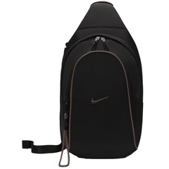 Nike Bag Iron Stone 8L sneakers sideprofil med slidstærkt canvas-materiale i grå nuancer, hvide detaljer og justerbar rem til alsidig brug