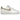 Nike Air Force 1 Low White Barely sneakers i profil med hvid læderoverdel, klassisk snørelukning og den ikoniske hvide Air-mellemsål.