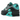Nike Air Max 90 Cool Grey Dusty Cactus Black Wolf Grey sneakers i sideprofil med grå overdel, markant turkis Swoosh og sort sål