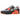 Nike Air Max 90 Light Smoke Grey Hyper Crimson Limelight sneakers, set fra siden med grå nuancer, orange detaljer og limegrøn hælkappe