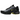 Nike Air Max Plus Black Opti Yellow sneakers i profil med sort mesh-overdel, ikoniske gule flammedetaljer og stødabsorberende Air-sål.