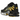 Nike Air Max Plus Black University Gold White sneakers i en sideprofil, der viser den sorte overdel, gule detaljer og den ikoniske hvide sål.