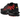 Nike Air Max Plus Black Noble Red sneakers i sideprofil, med den ikoniske sorte mesh-overdel, røde detaljer og tydelig synlig Air-enhed i sålen.