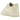 Nike Air Force 1 Low '07 Fresh Coconut Milk sneakers i skråt view, udført i ensfarvet cremehvidt læder med perforeret tåboks og klassisk gummisål