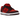 Nike SB Dunk Low Cherry sneakers i en vinklet visning med en dybrød læderoverdel, bordeaux ruskind og en hvid mellemsål med Swoosh-logo