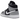 Air Jordan 1 Mid SE Elephant Print sneakers i profilvisning med ikonisk gråt elefantmønster på hæl og forfod samt hvide og sorte læderpaneler