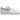 Nike Air Force 1 Low White Olive sneakers i sideprofil med klassisk hvid læderoverdel, olivenfarvet swoosh og matchende gummiydersål.