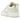 Nike Dunk Low Disrupt Sea Glass White sneakers i profil med grønne læderoverlag, hvid base, synlige skumsyninger og en robust hvid gummisål